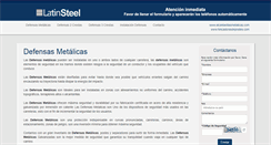 Desktop Screenshot of defensas-metalicas.com